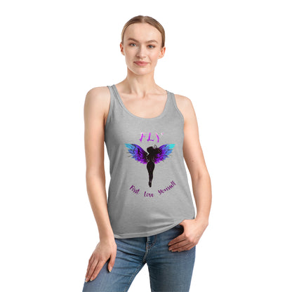 FLY Angel Tank Top | Concert Festivals Beach Summer Tank Top | Casual Inspirational Streetwear