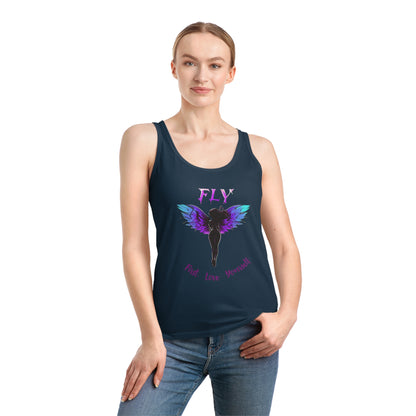 FLY Angel Tank Top | Concert Festivals Beach Summer Tank Top | Casual Inspirational Streetwear