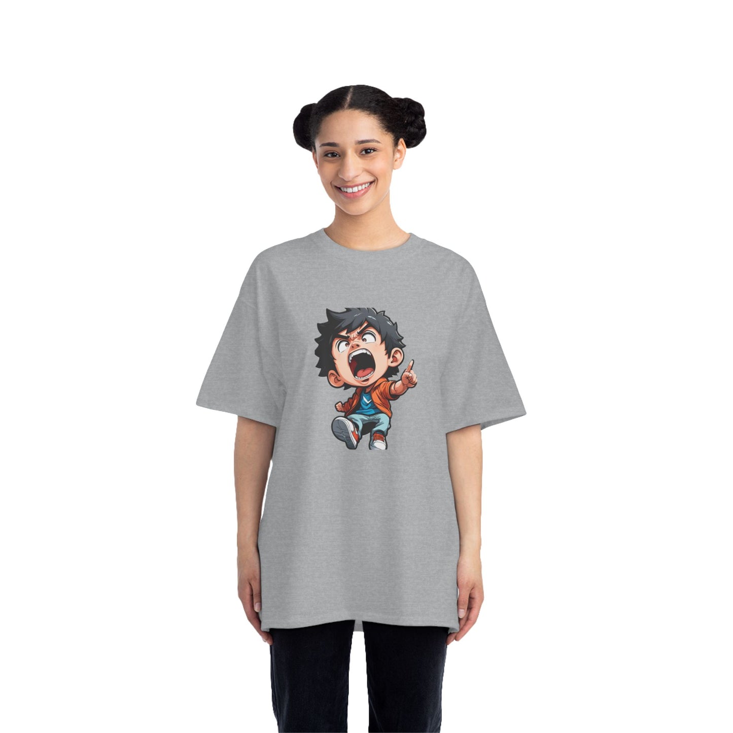 Mood of the Day Anime T-Shirt, Japanese Anime Style Boy Cool Graphic Tee Pop Art Manga Shirt Streetwear Casual T Shirt Unique Design