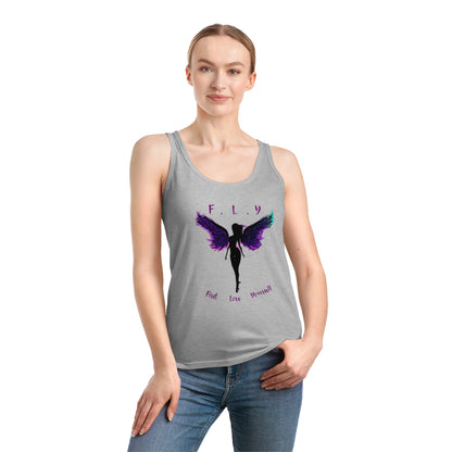 F.L.Y. Angel Tank Top | Concert Festivals Beach Summer Tank Top | Casual Inspirational Tee