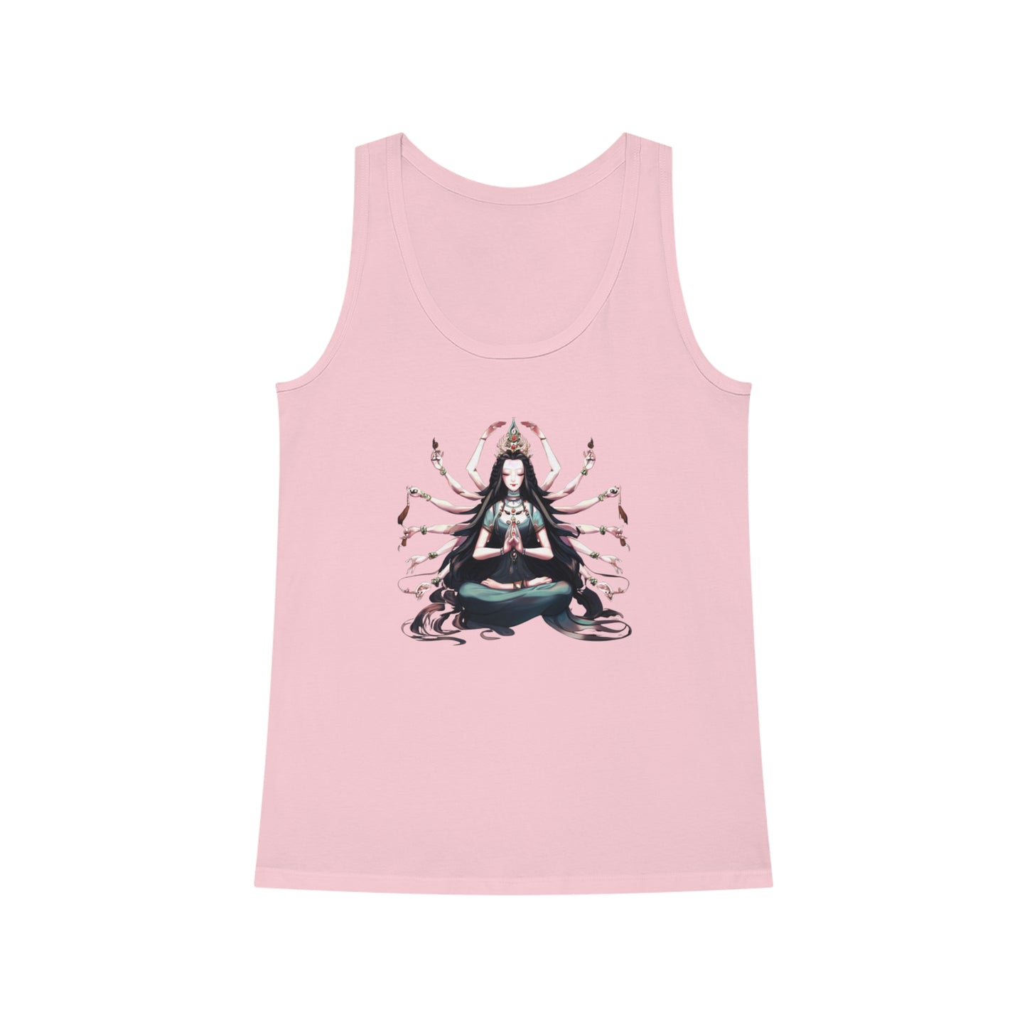 Goddess of Compassion Meditation Tank Top| Hip Cool Summer Casual Hangout Top | Workout Beach Streetwear