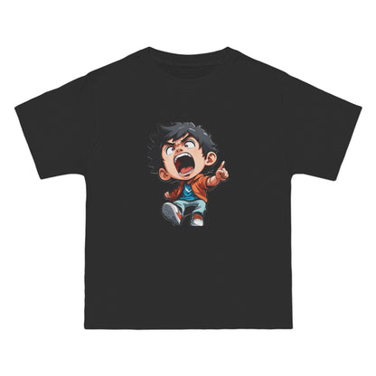 Mood of the Day Anime T-Shirt, Japanese Anime Style Boy Cool Graphic Tee Pop Art Manga Shirt Streetwear Casual T Shirt Unique Design