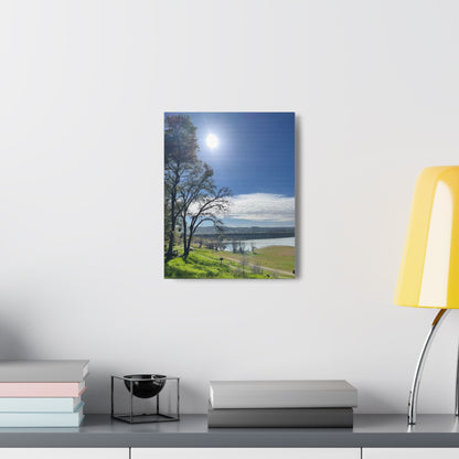 Tranquil Lake Overlook | Canvas Print Gallery Wrap