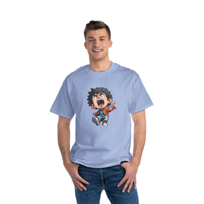 Mood of the Day Anime T-Shirt, Japanese Anime Style Boy Cool Graphic Tee Pop Art Manga Shirt Streetwear Casual T Shirt Unique Design