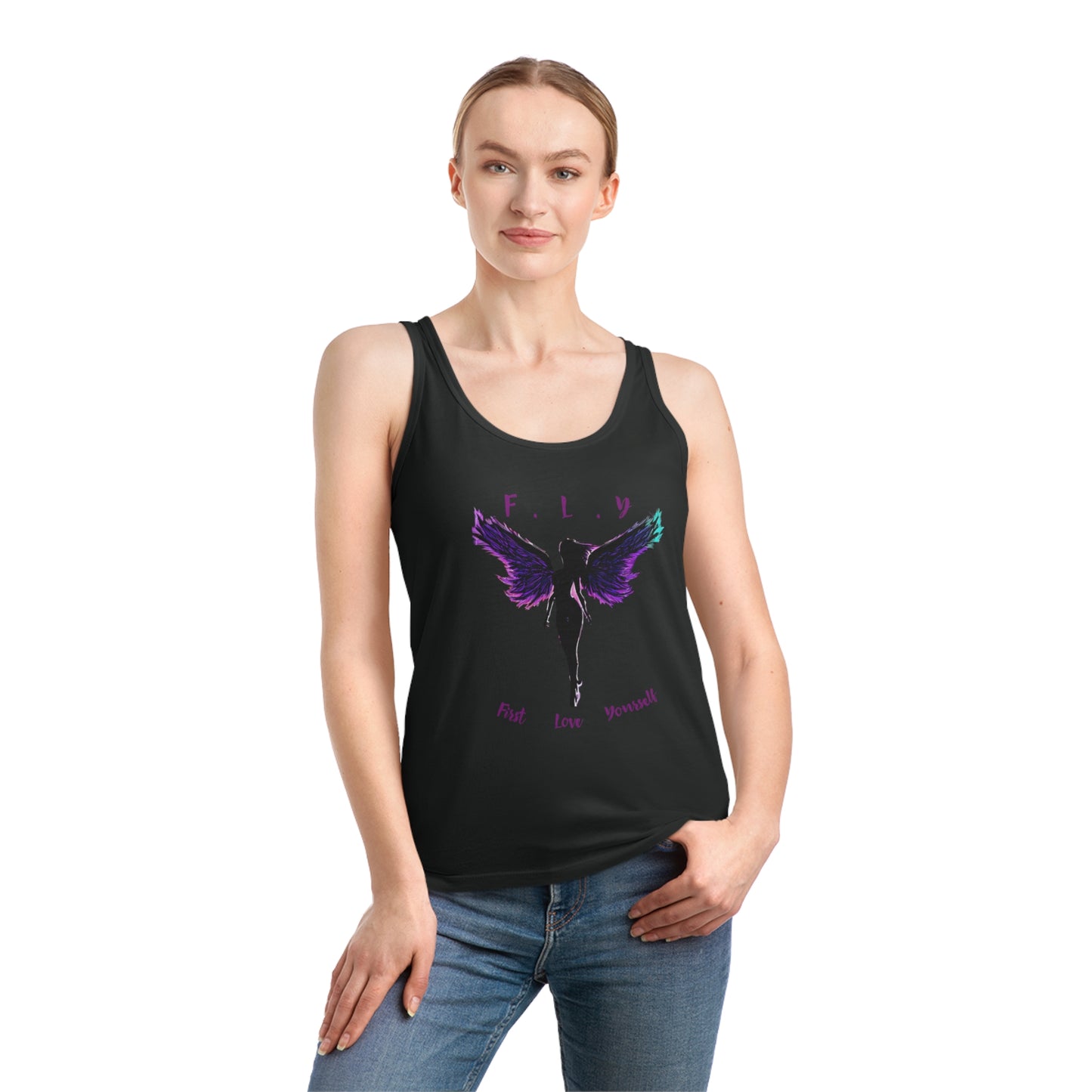 F.L.Y. Angel Tank Top | Concert Festivals Beach Summer Tank Top | Casual Inspirational Tee