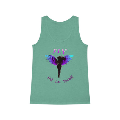 FLY Angel Tank Top | Concert Festivals Beach Summer Tank Top | Casual Inspirational Streetwear
