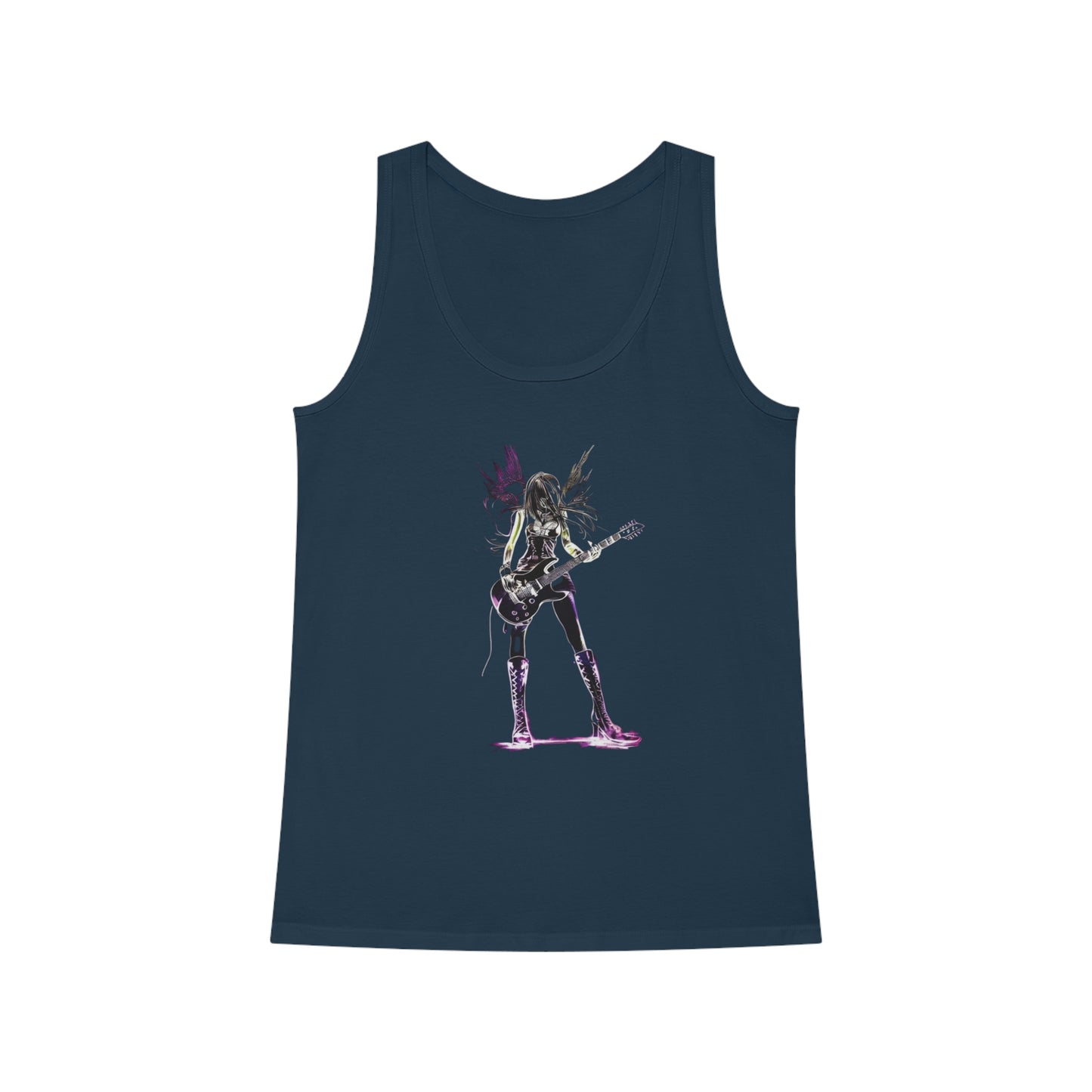Rockstar Dreams Women's Tee | Concert Festivals Beach Summer Tank Top | Casual Laidback Tee