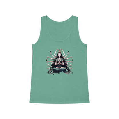 Goddess of Compassion Meditation Tank Top| Hip Cool Summer Casual Hangout Top | Workout Beach Streetwear