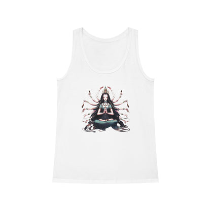 Goddess of Compassion Meditation Tank Top| Hip Cool Summer Casual Hangout Top | Workout Beach Streetwear