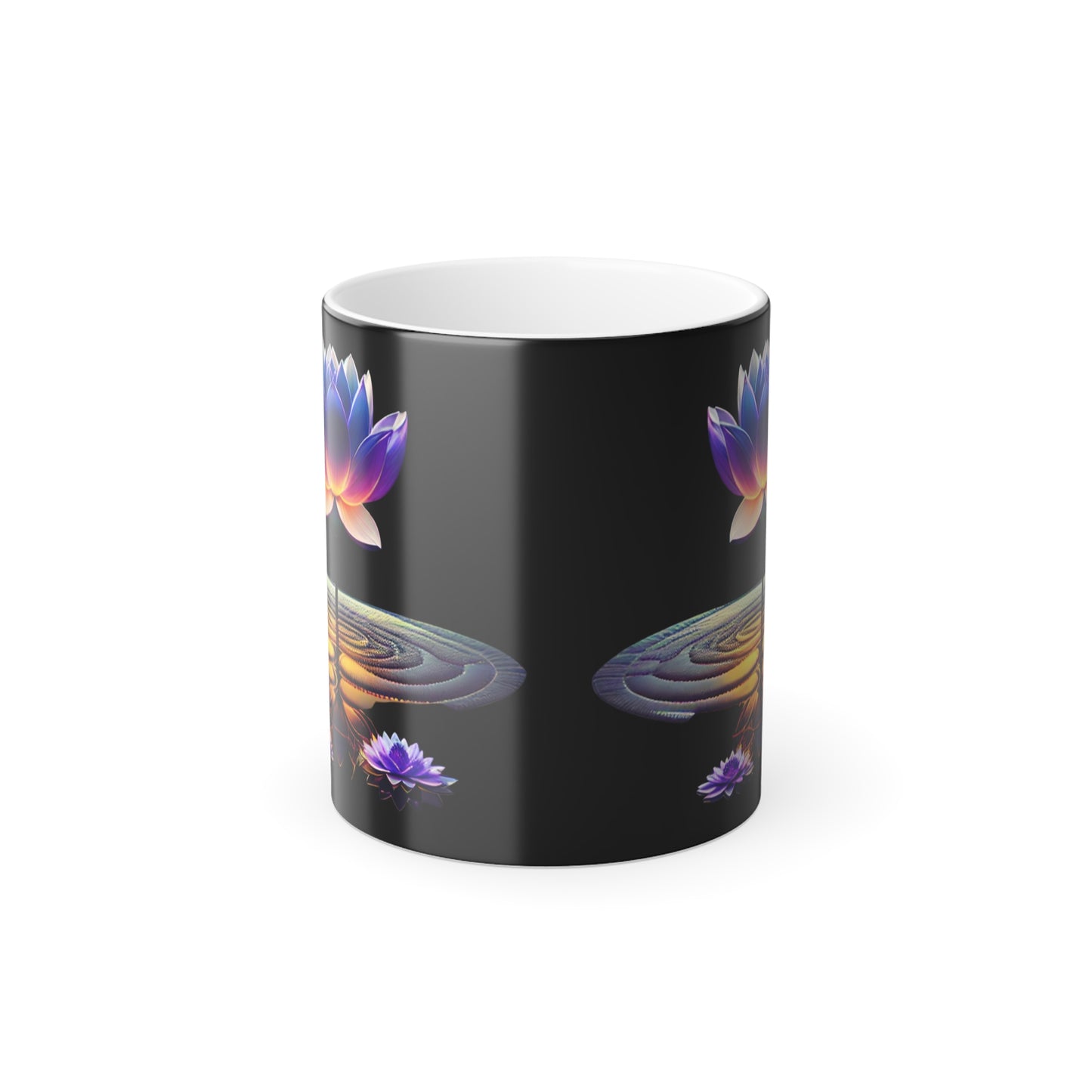 Serene Lotus Flower Color Morphing Mug | Magical World Mug | Magic Gift Mug