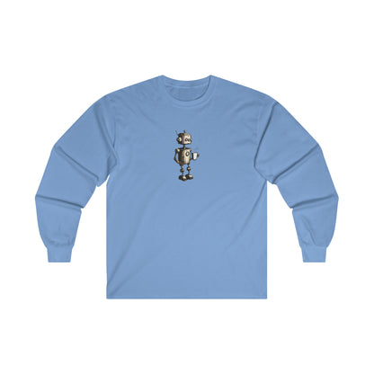 Caffeine Fuel Cotton Long Sleeve Tee | Coffee, Caffeine Lovers | Casual Hangout Streetwear T-Shirts | Gift Shirt
