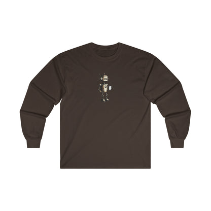 Caffeine Fuel Cotton Long Sleeve Tee | Coffee, Caffeine Lovers | Casual Hangout Streetwear T-Shirts | Gift Shirt