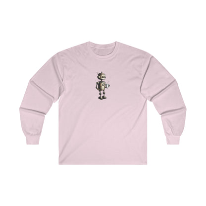 Caffeine Fuel Cotton Long Sleeve Tee | Coffee, Caffeine Lovers | Casual Hangout Streetwear T-Shirts | Gift Shirt