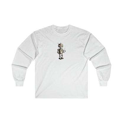 Caffeine Fuel Cotton Long Sleeve Tee | Coffee, Caffeine Lovers | Casual Hangout Streetwear T-Shirts | Gift Shirt