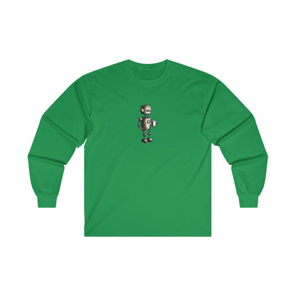 Caffeine Fuel Cotton Long Sleeve Tee | Coffee, Caffeine Lovers | Casual Hangout Streetwear T-Shirts | Gift Shirt