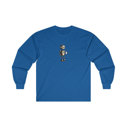 Caffeine Fuel Cotton Long Sleeve Tee | Coffee, Caffeine Lovers | Casual Hangout Streetwear T-Shirts | Gift Shirt
