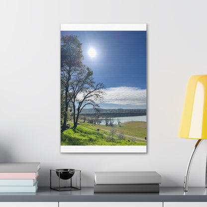 Tranquil Lake Overlook | Canvas Print Gallery Wrap