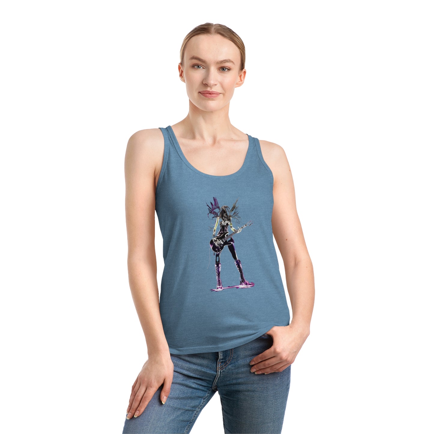 Rockstar Dreams Women's Tee | Concert Festivals Beach Summer Tank Top | Casual Laidback Tee