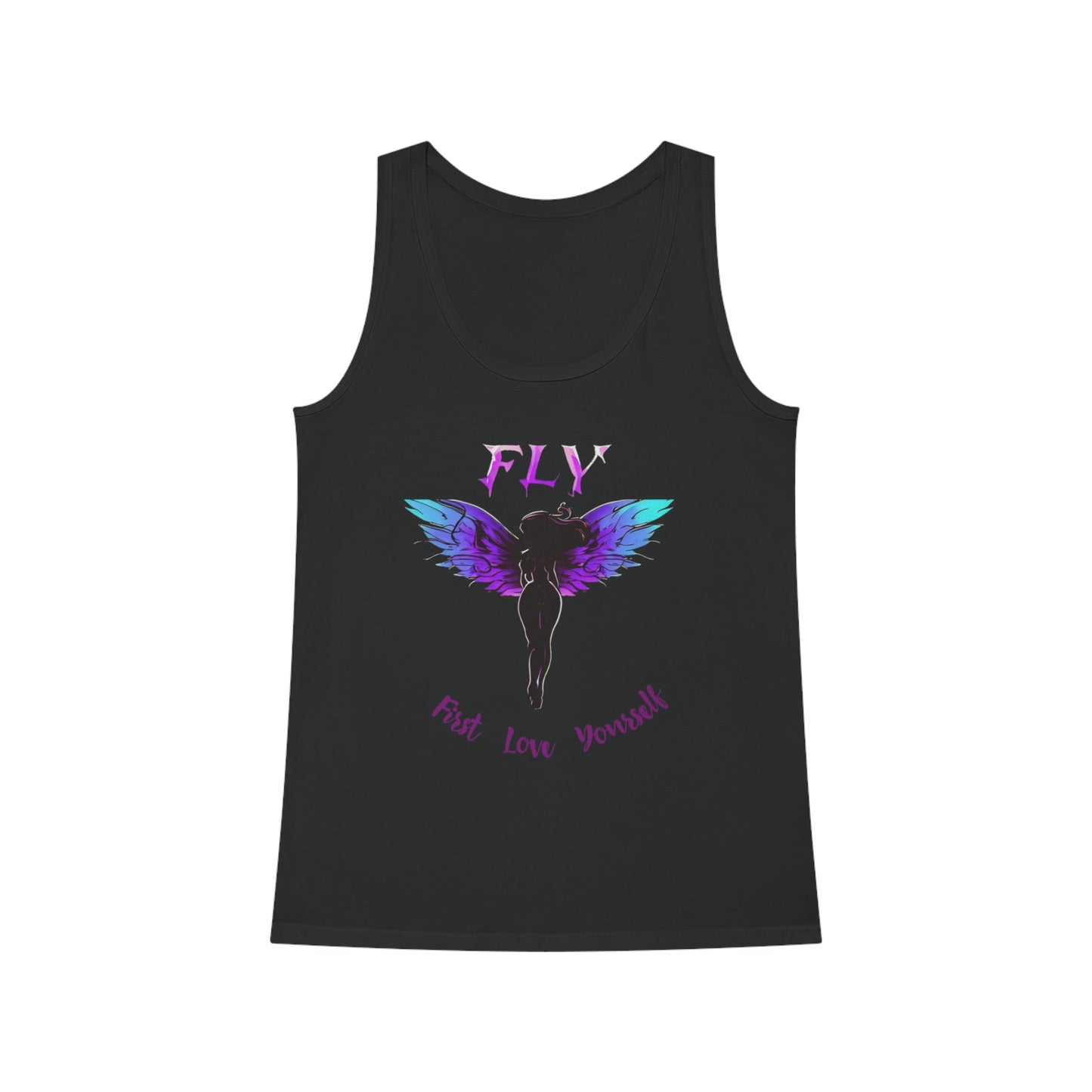 FLY Angel Tank Top | Concert Festivals Beach Summer Tank Top | Casual Inspirational Streetwear