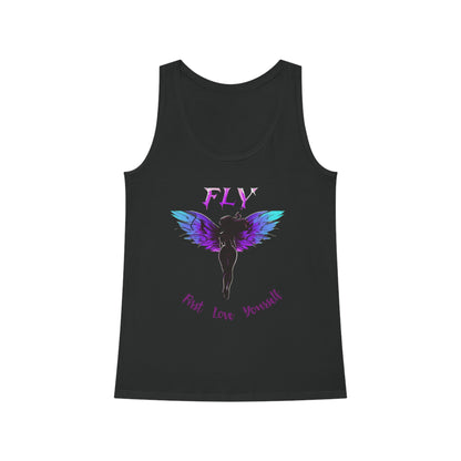 FLY Angel Tank Top | Concert Festivals Beach Summer Tank Top | Casual Inspirational Streetwear