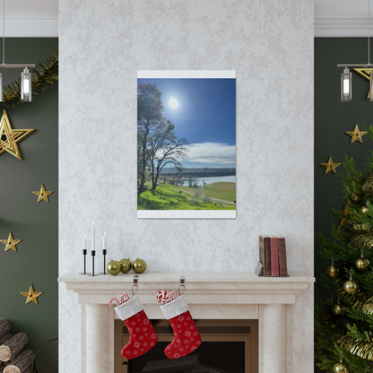 Tranquil Lake Overlook | Canvas Print Gallery Wrap