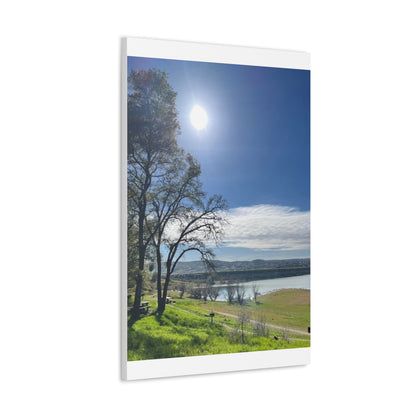 Tranquil Lake Overlook | Canvas Print Gallery Wrap