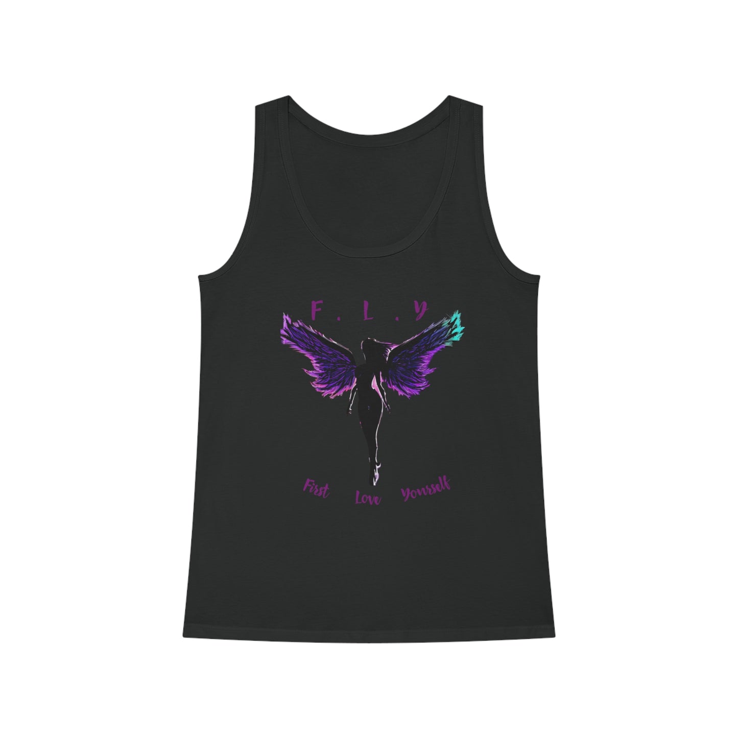 F.L.Y. Angel Tank Top | Concert Festivals Beach Summer Tank Top | Casual Inspirational Tee