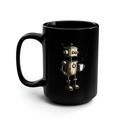 Caffeine Fuel Robot Mug, 15oz | Coffee Lovers | Robots and Coffee | Any Occasion Gift