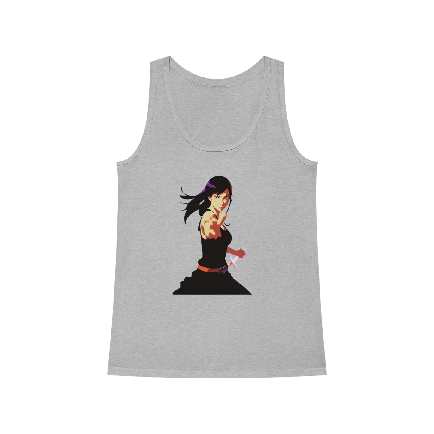Anime Inner Warrior Girl | Cool Summer Tank Top | Festivals Workout Beach Streetwear
