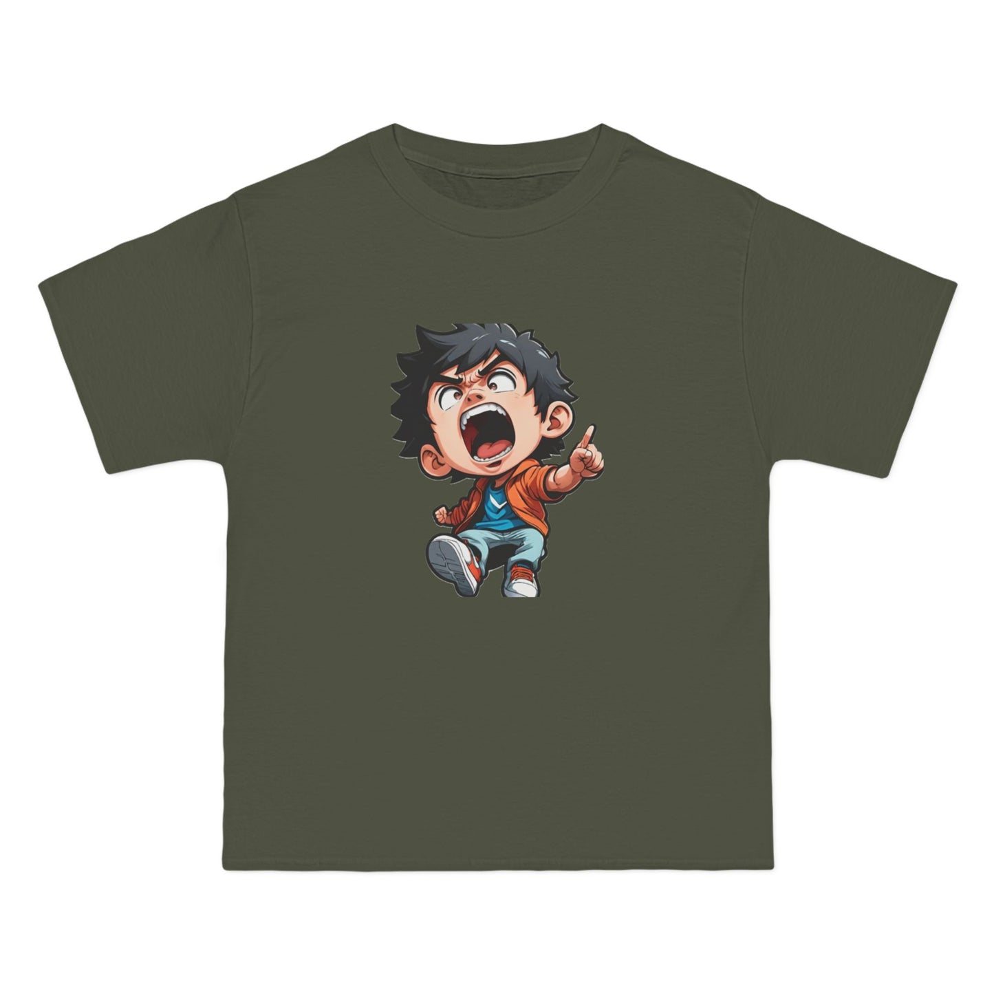 Mood of the Day Anime T-Shirt, Japanese Anime Style Boy Cool Graphic Tee Pop Art Manga Shirt Streetwear Casual T Shirt Unique Design