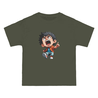 Mood of the Day Anime T-Shirt, Japanese Anime Style Boy Cool Graphic Tee Pop Art Manga Shirt Streetwear Casual T Shirt Unique Design