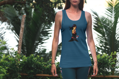 Anime Inner Warrior Girl | Cool Summer Tank Top | Festivals Workout Beach Streetwear