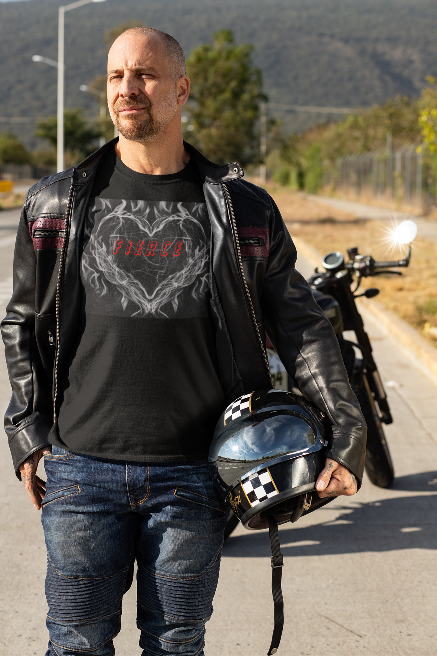 FIERCE HEART T-Shirt | The Limitless Collection | Unisex Heavy Cotton Tee