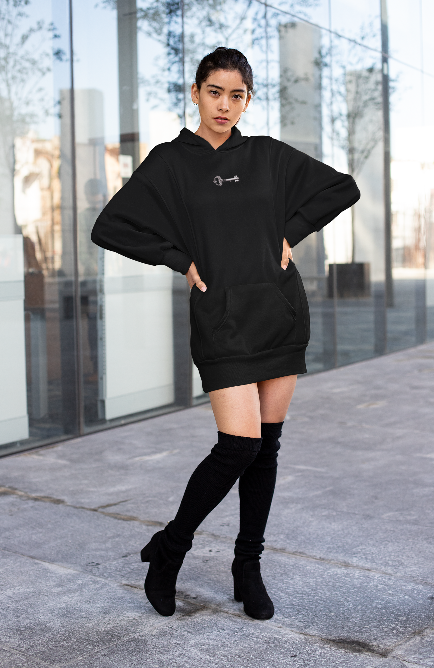 Key & Locks - Women's Hoodie Dress