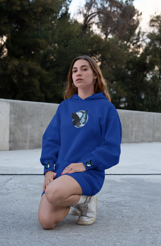 Butterfly Yin Yang Hoodie Dress: Cozy, Chic, and Meaningful